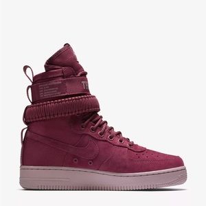 Nike SF Air Force 1 THE FORCE IS FEMALE Vintage Wine Women’s Sneaker